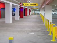 Night View of Los Angeles Parking Garage