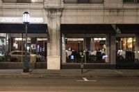 Night View of Metropolitan Area with Classic Architecture 002