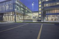 A Night View of Modern Architecture in Toronto, Ontario