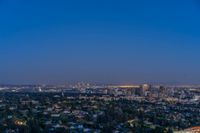 Night View of Los Angeles Cityscape