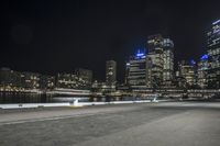 Night View of Sydney Harbor, Australia