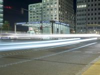Night View of Potsdamer Platz in Berlin, Germany