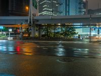 Night View of Tokyo's Urban Landscape