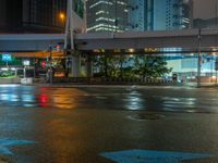 Night View of Tokyo's Urban Landscape