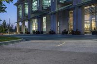 Night View of Modern Architecture in Toronto, Ontario, Canada