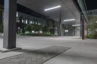 Night View of Modern Architecture in Toronto, Canada