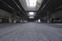 Nightlife in Los Angeles: City Road Leading to a Bridge