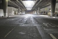 Nightlife in Los Angeles: City Road Leading to a Bridge