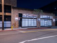 Nighttime in Los Angeles Arts District