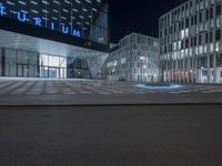 Nighttime in Berlin: Architecture and City Lights
