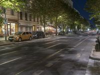 Nighttime in Berlin: City Streets Illuminated