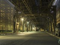 Nighttime Berlin Cityscape: A Bridge Over the City