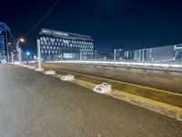 Nighttime in Berlin: Cityscape, Bridge, and Lights