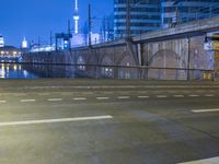 Nighttime Berlin: Cityscape with Beautiful Reflections