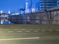 Nighttime Berlin: Cityscape with Beautiful Reflections