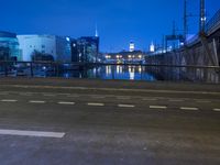 Nighttime Berlin: Cityscape with Beautiful Reflections