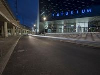 Nighttime Berlin Germany Business District