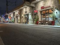 Nighttime in Berlin, Germany: City Streets Illuminated by Streetlights