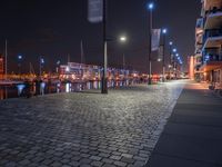 Nighttime in Bremen, Germany: Urban Design 002