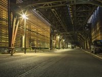 Nighttime Bridge in Berlin, Germany