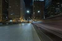 Nighttime Chicago: A Captivating Downtown Cityscape