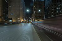 Nighttime Chicago: A Captivating Downtown Cityscape