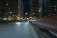 Nighttime Chicago: A Captivating Downtown Cityscape