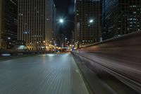 Nighttime Chicago: A Captivating Downtown Cityscape