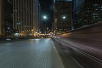 Nighttime Chicago: A Captivating Downtown Cityscape