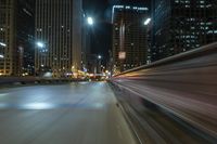 Nighttime Chicago: A Captivating Downtown Cityscape