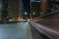 Nighttime Chicago: A Captivating Downtown Cityscape