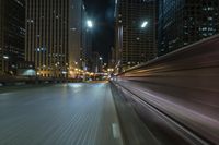 Nighttime Chicago: A Captivating Downtown Cityscape