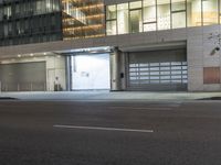 Nighttime City Architecture: Illuminated Roads