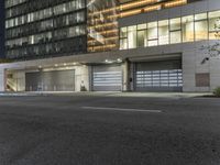Nighttime City Architecture: Illuminated Roads