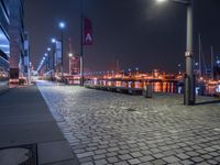 Nighttime City of Bremen, Germany