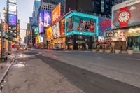 Nighttime City Life in New York City