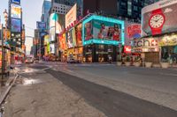 Nighttime City Life in New York City