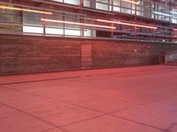 Nighttime Cityscape with Architecture and Concrete Urban Environment