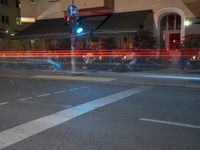 Nighttime Cityscape: Architecture and Road