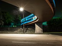 Nighttime Cityscape of California Business District 001