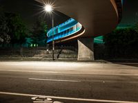 Nighttime Cityscape of California Business District 002