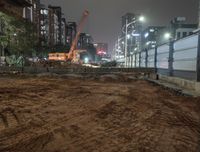 Nighttime Cityscape in China