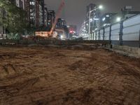 Nighttime Cityscape in China