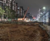 Nighttime Cityscape in China