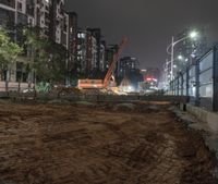 Nighttime Cityscape in China