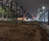 Nighttime Cityscape in China