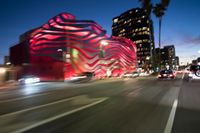 Nighttime Cityscape of Los Angeles, California, USA