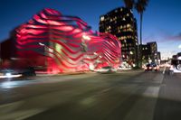 Nighttime Cityscape of Los Angeles, California, USA