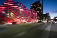 Nighttime Cityscape of Los Angeles, California, USA