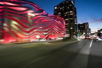 Nighttime Cityscape of Los Angeles, California, USA